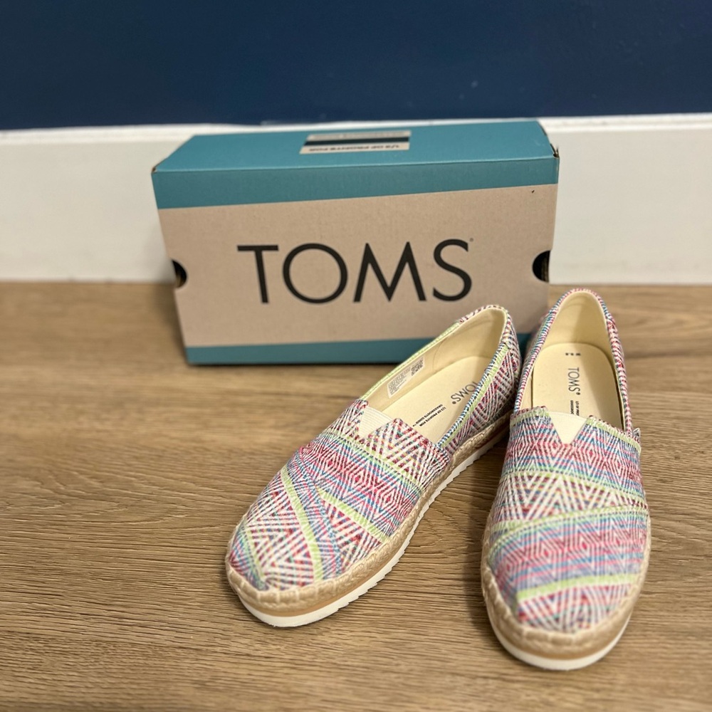 TOMS Women's Colorful Patterned Espadrilles